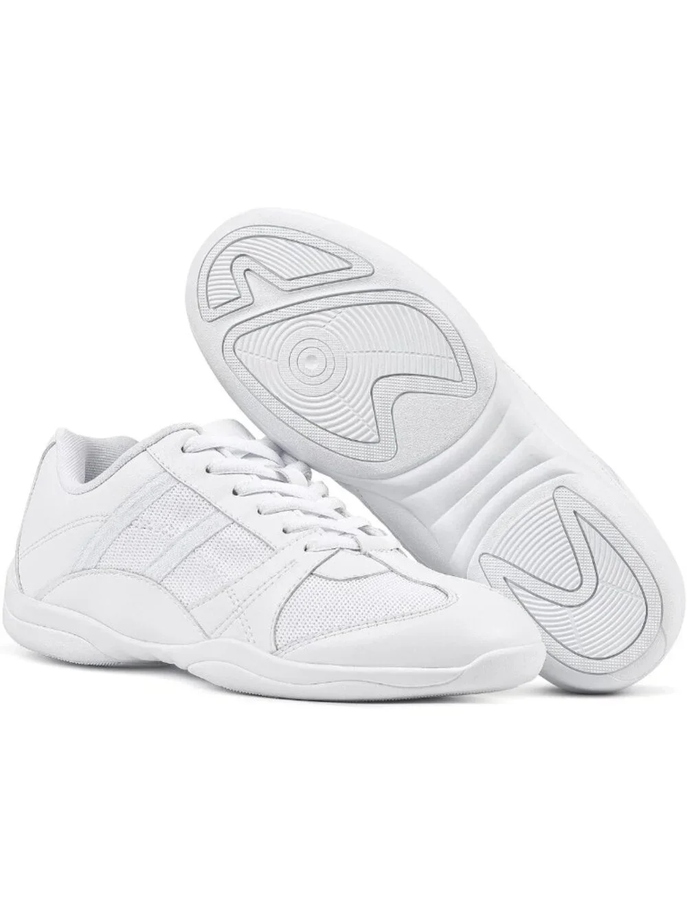 Stylish Black Cheerleading Shoes for Women | Athletic Dance Flats & Sneakers
